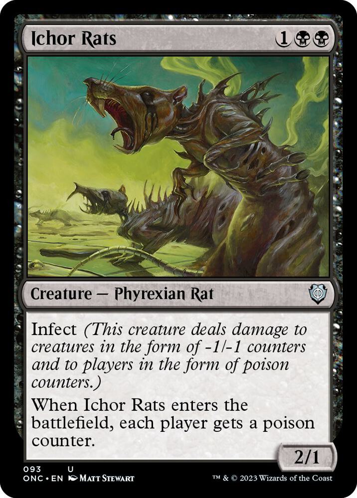 Ichor Rats [Commander: Phyrexia: All Will Be One] 93