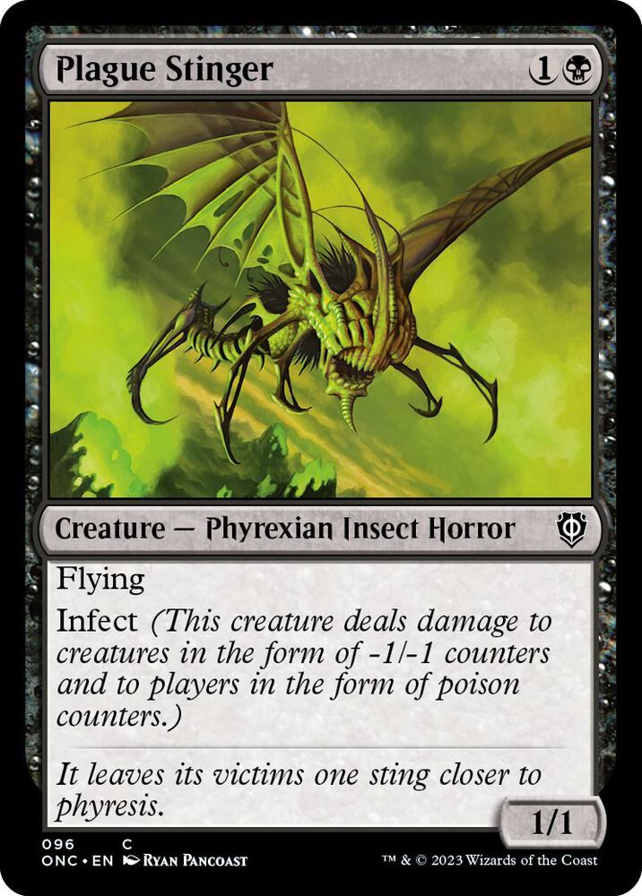 Plague Stinger [Commander: Phyrexia: All Will Be One] 96