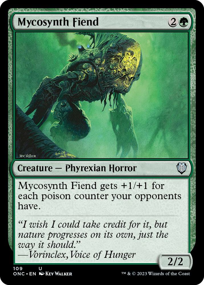 Mycosynth Fiend [Commander: Phyrexia: All Will Be One] 109