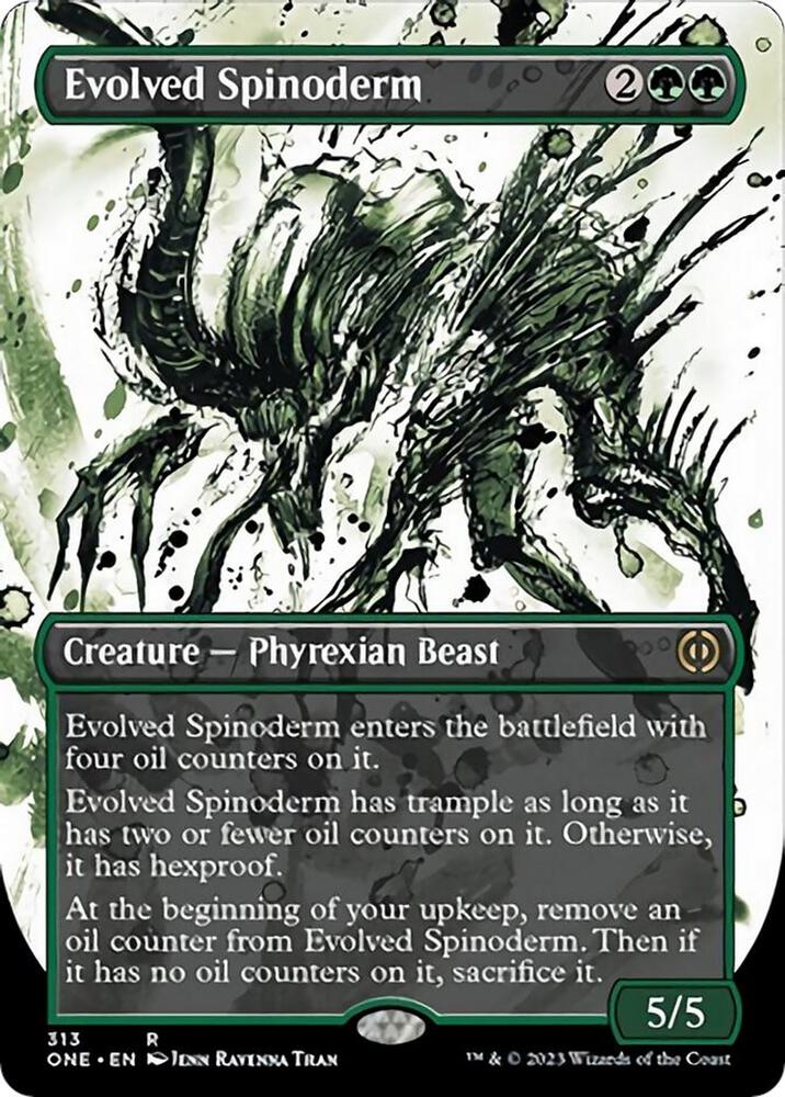 Evolved Spinoderm (Showcase) [Phyrexia: All Will Be One] 313