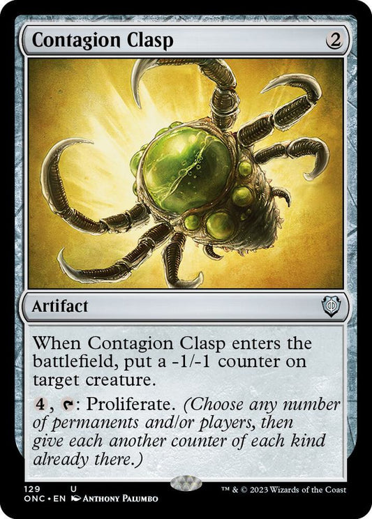 Contagion Clasp [Commander: Phyrexia: All Will Be One] 129