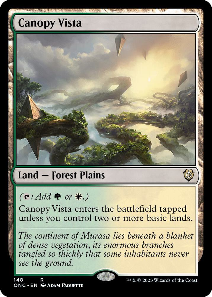 Canopy Vista [Commander: Phyrexia: All Will Be One] 148