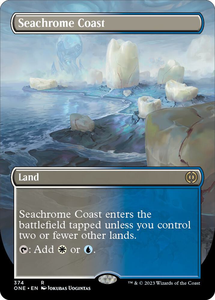 Seachrome Coast (Borderless) [Phyrexia: All Will Be One] 374