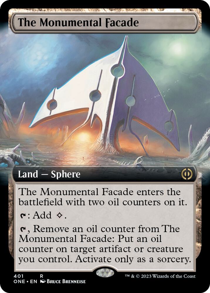The Monumental Facade (Extended Art) [Phyrexia: All Will Be One] 401
