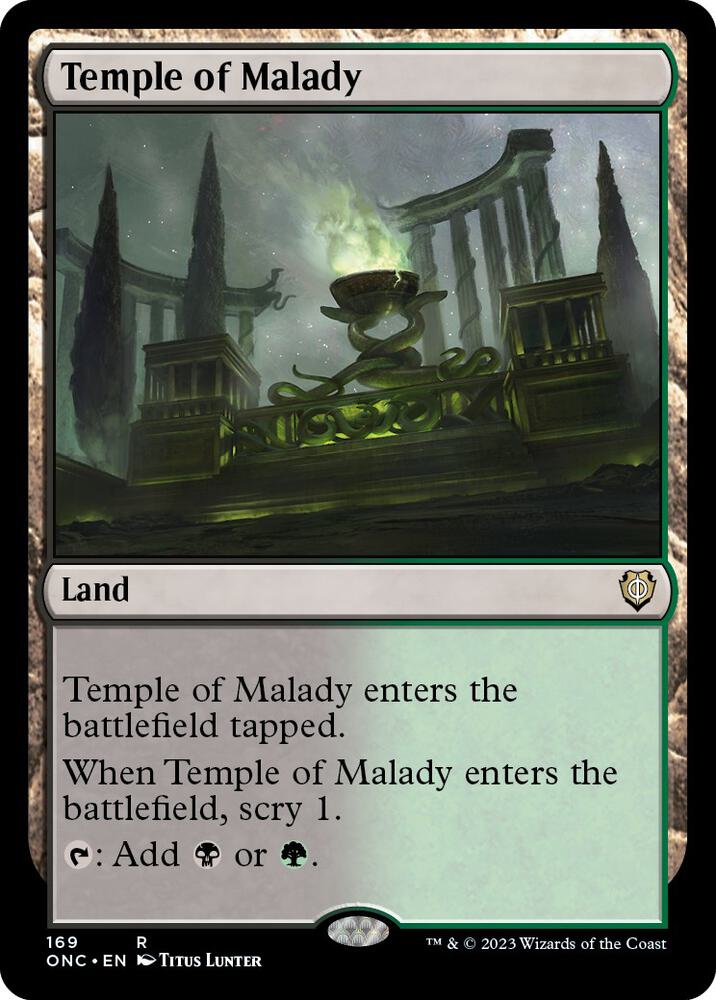Temple of Malady [Commander: Phyrexia: All Will Be One] 169