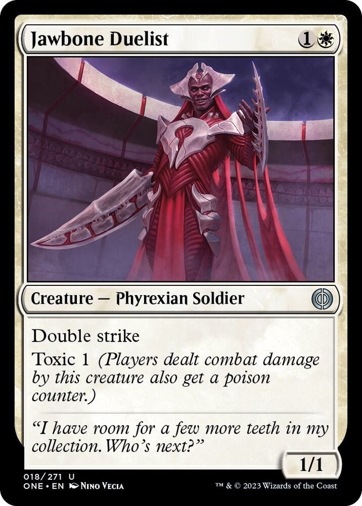 Jawbone Duelist [Phyrexia: All Will Be One] 18