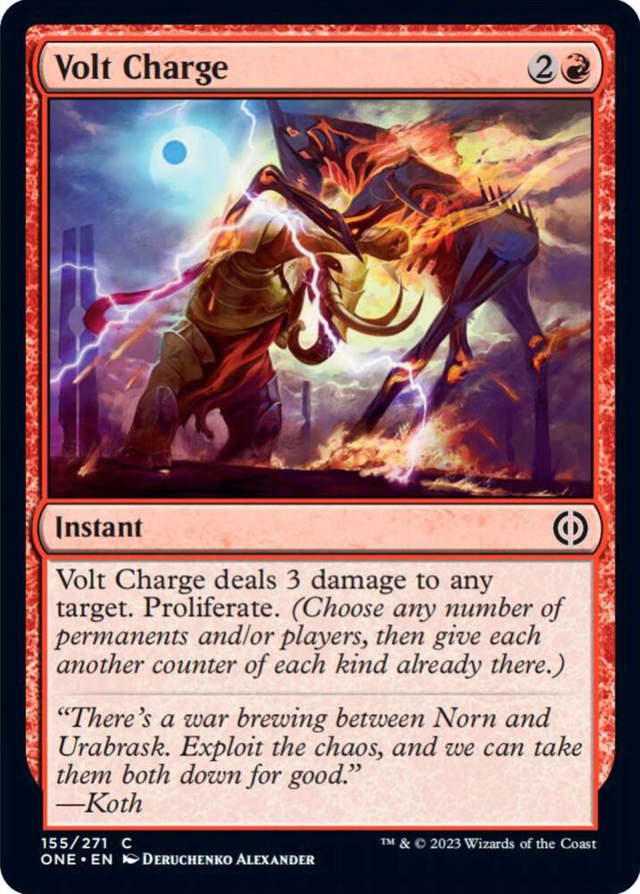 Volt Charge [Phyrexia: All Will Be One] 155