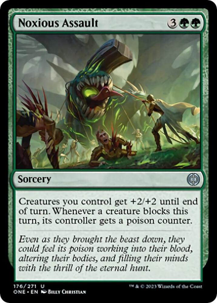 Noxious Assault [Phyrexia: All Will Be One] 176