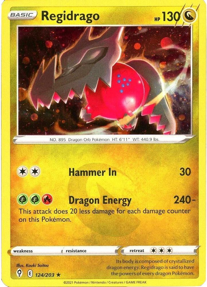 Regidrago - 124/203 (Cosmos Holo) [Miscellaneous Cards & Products] 124/203