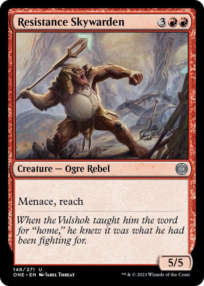 Resistance Skywarden [Phyrexia: All Will Be One] 146