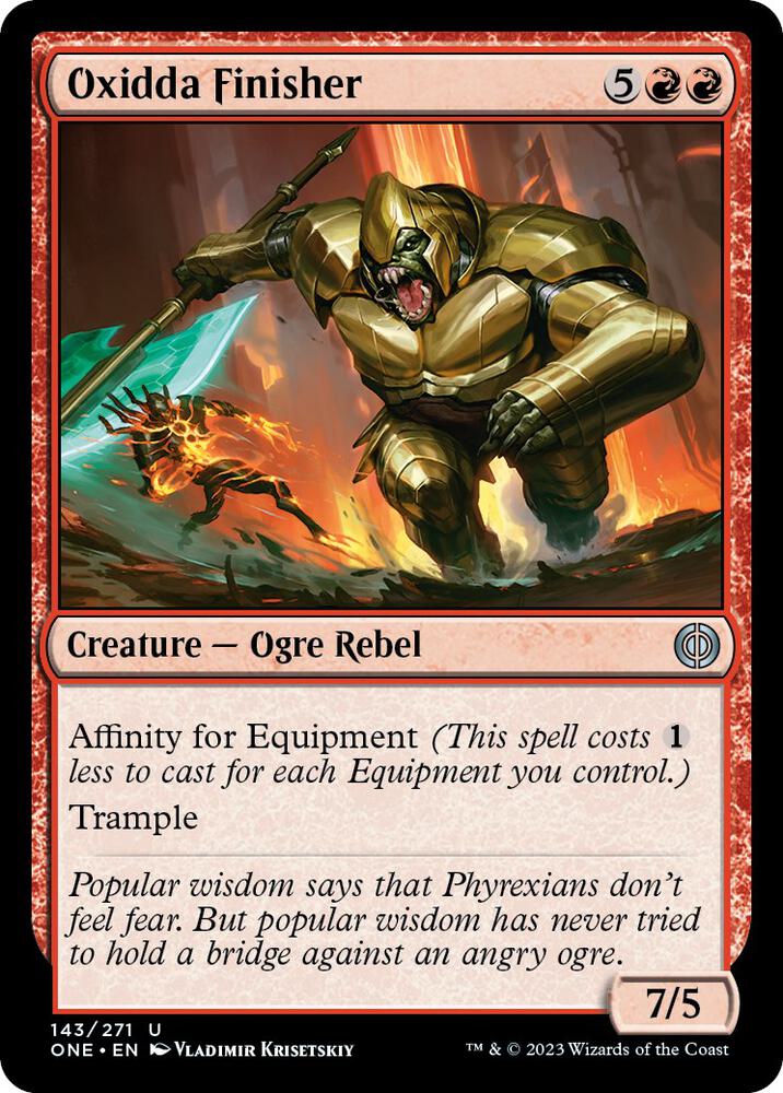 Oxidda Finisher [Phyrexia: All Will Be One] 143