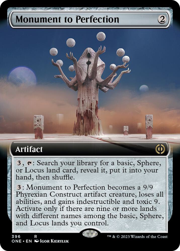 Monument to Perfection (Extended Art) [Phyrexia: All Will Be One] 396