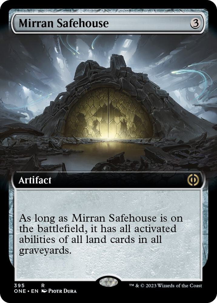 Mirran Safehouse (Extended Art) [Phyrexia: All Will Be One] 395