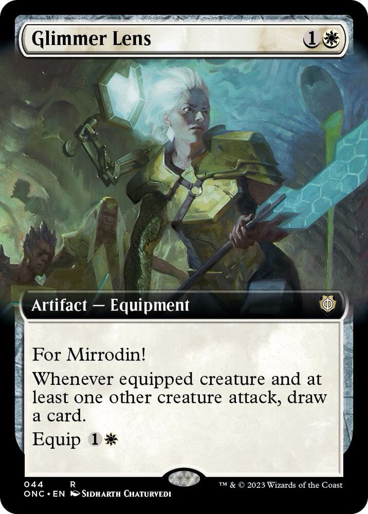 Glimmer Lens (Extended Art) [Commander: Phyrexia: All Will Be One] 44