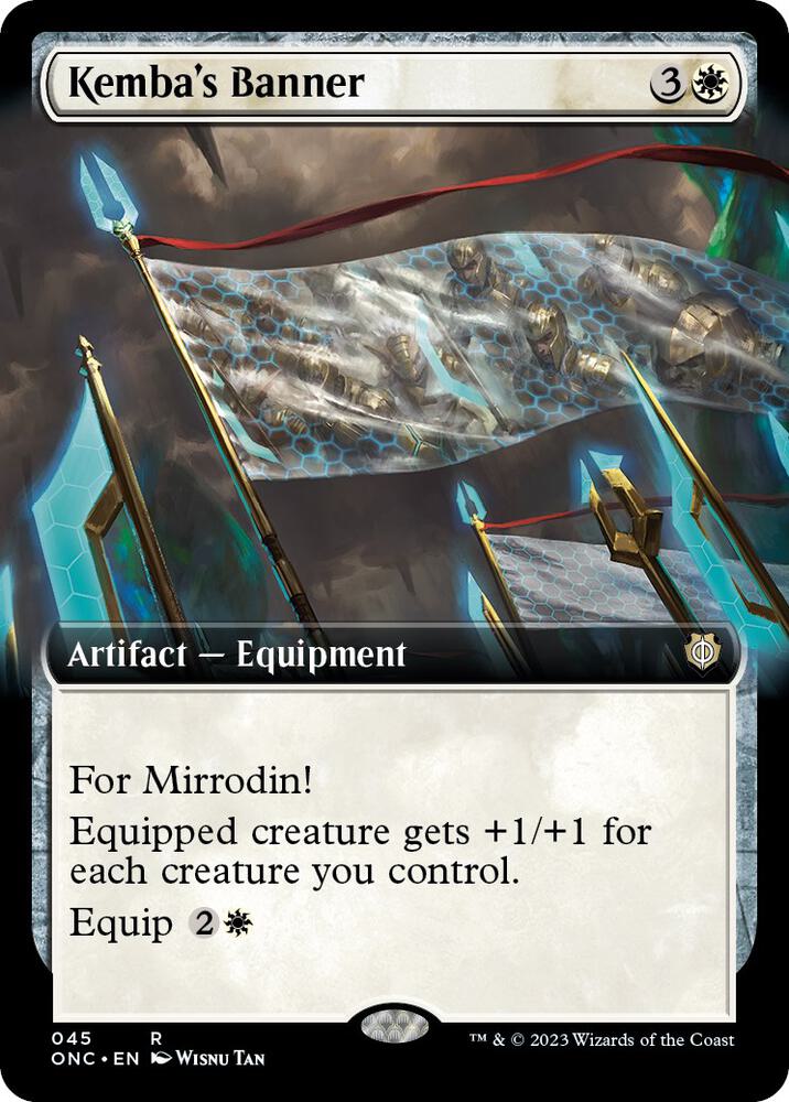 Kemba's Banner (Extended Art) [Commander: Phyrexia: All Will Be One] 45