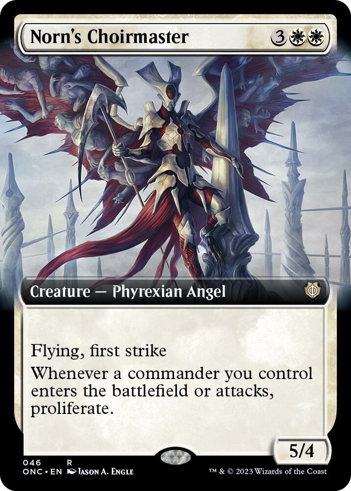Norn's Choirmaster (Extended Art) [Commander: Phyrexia: All Will Be One] 46