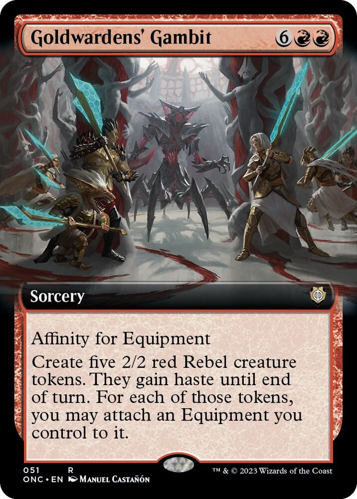 Goldwardens' Gambit (Extended Art) [Commander: Phyrexia: All Will Be One] 51