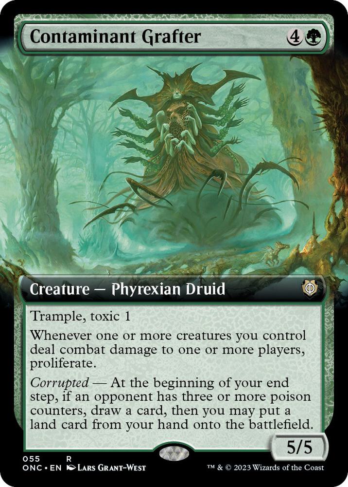 Contaminant Grafter (Extended Art) [Commander: Phyrexia: All Will Be One] 55