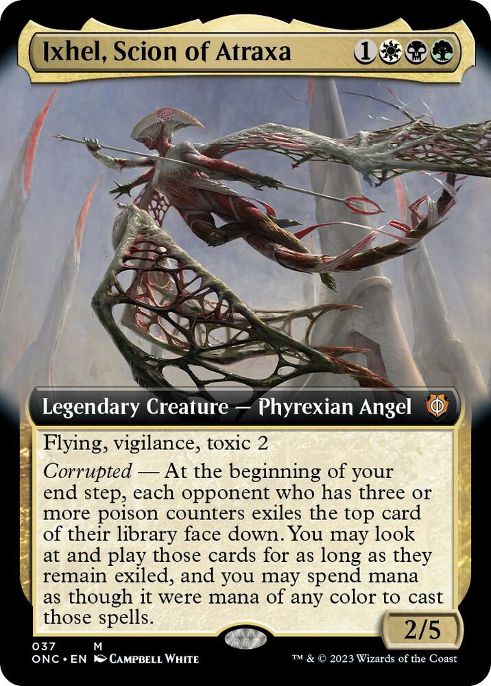 Ixhel, Scion of Atraxa (Extended Art) [Commander: Phyrexia: All Will Be One] 37