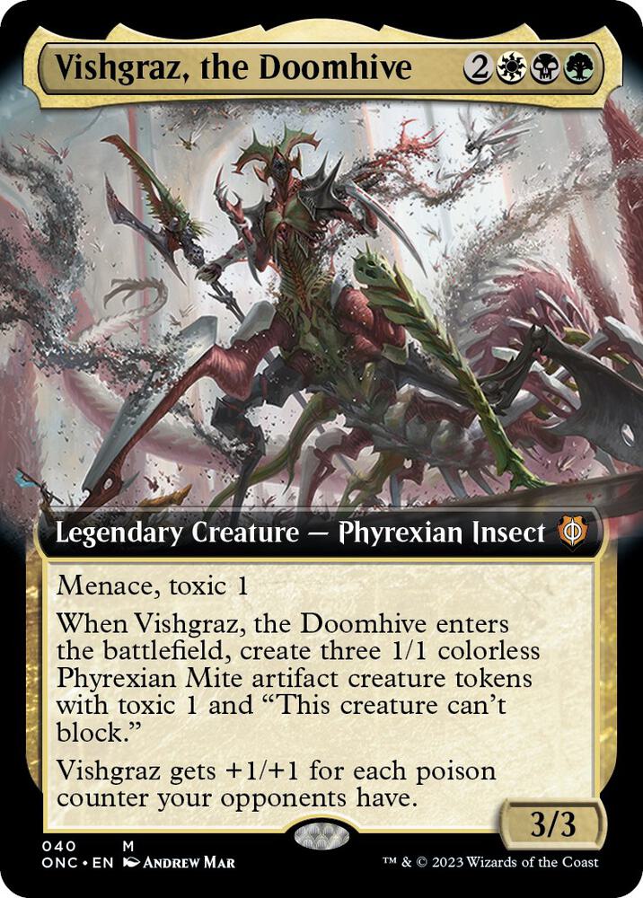 Vishgraz, the Doomhive (Extended Art) [Commander: Phyrexia: All Will Be One] 40
