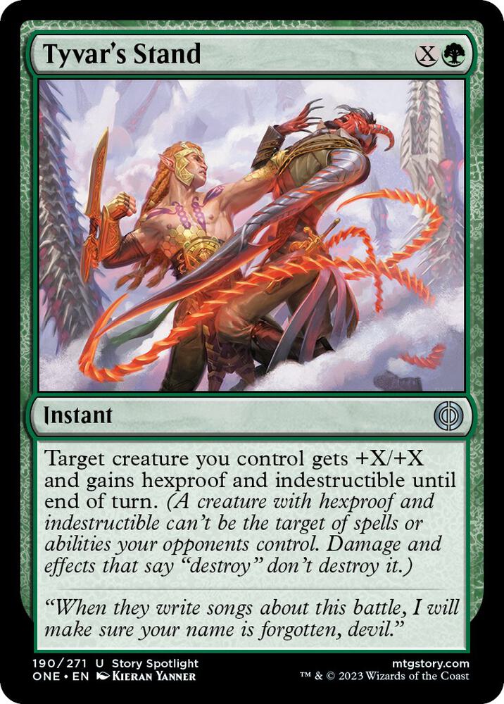 Tyvar's Stand [Phyrexia: All Will Be One] 190