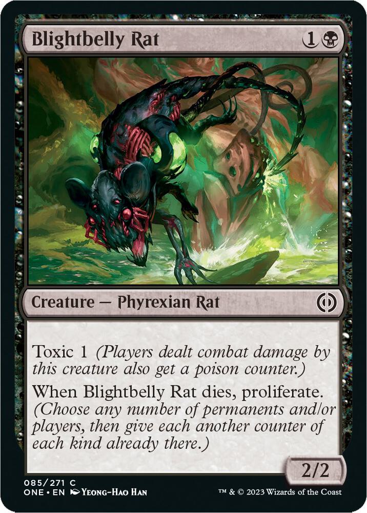 Blightbelly Rat [Phyrexia: All Will Be One] 85