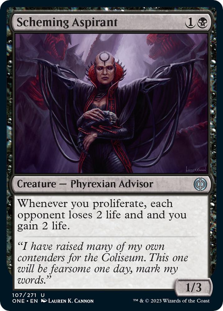 Scheming Aspirant [Phyrexia: All Will Be One] 107