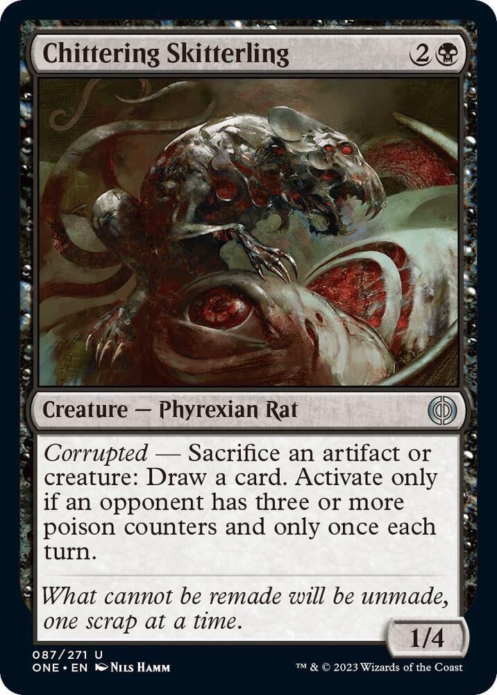 Chittering Skitterling [Phyrexia: All Will Be One] 87