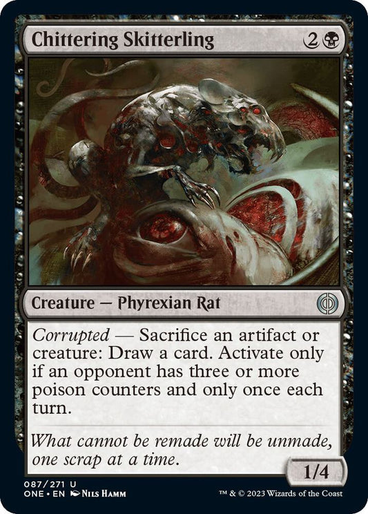 Chittering Skitterling [Phyrexia: All Will Be One] 87