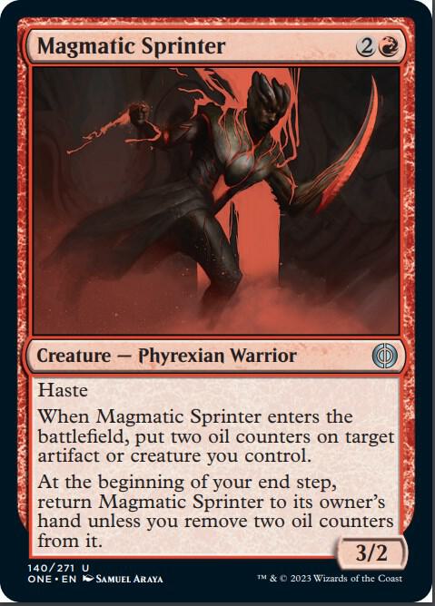 Magmatic Sprinter [Phyrexia: All Will Be One] 140
