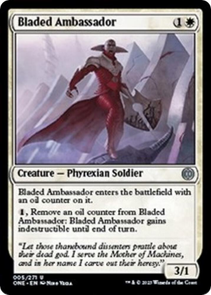 Bladed Ambassador [Phyrexia: All Will Be One] 5