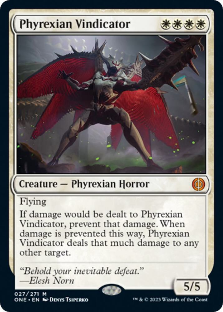 Phyrexian Vindicator [Phyrexia: All Will Be One] 27
