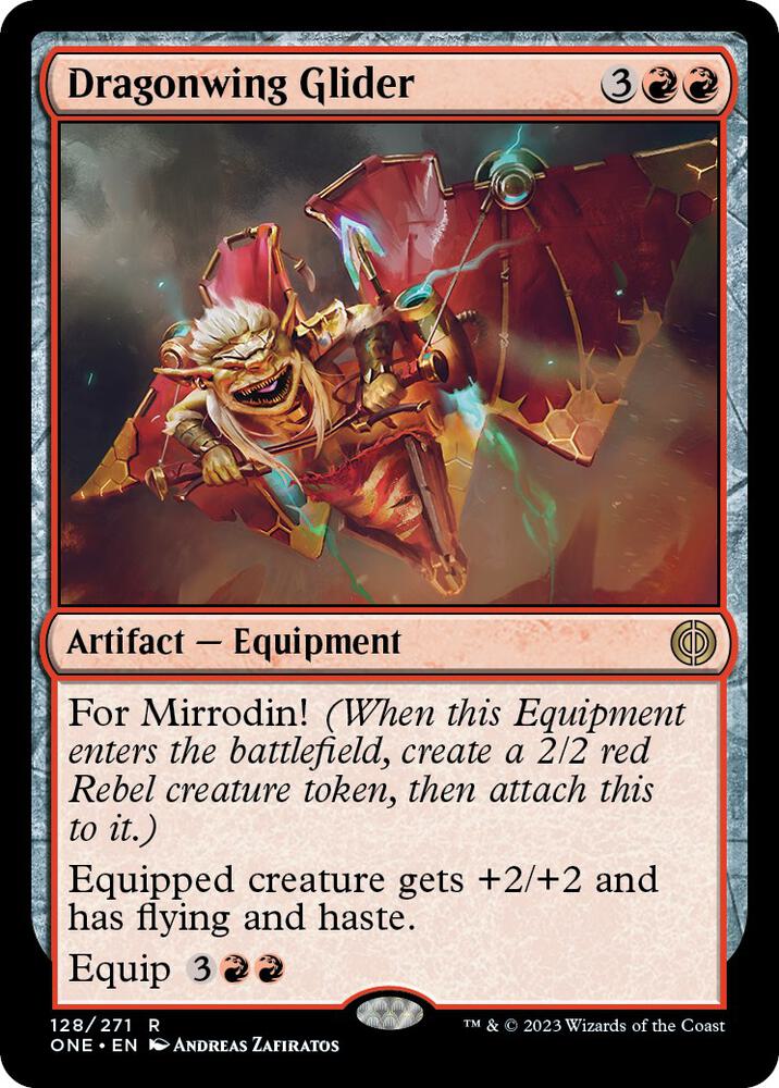 Dragonwing Glider [Phyrexia: All Will Be One] 128