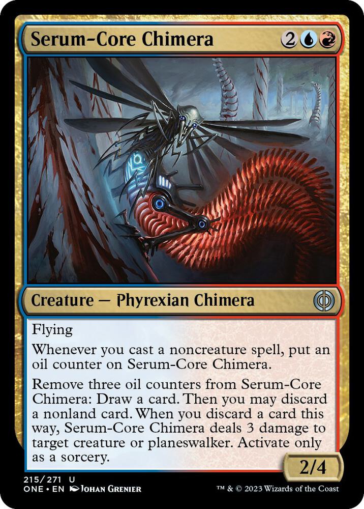 Serum-Core Chimera [Phyrexia: All Will Be One] 215