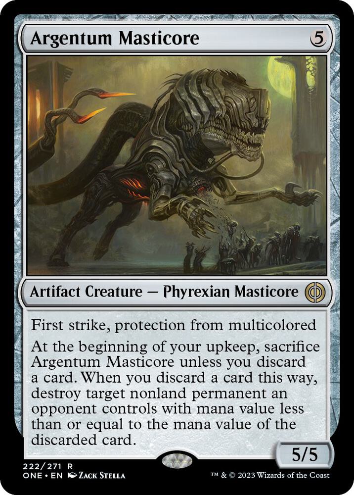 Argentum Masticore [Phyrexia: All Will Be One] 222