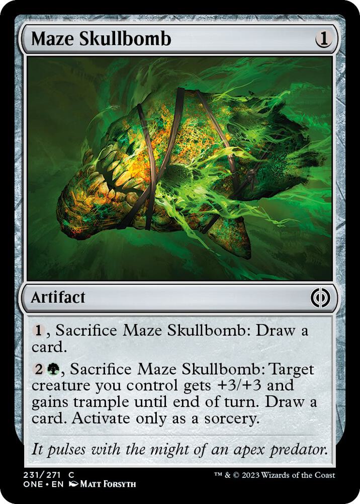 Maze Skullbomb [Phyrexia: All Will Be One] 231