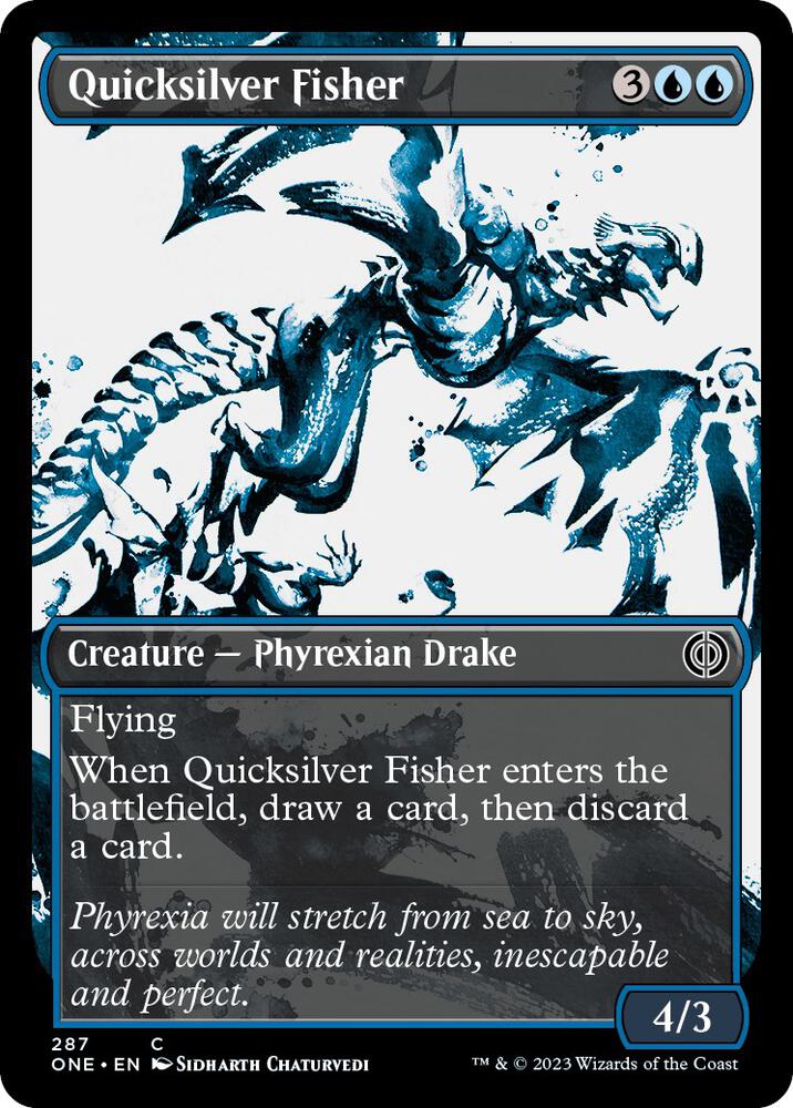 Quicksilver Fisher (Showcase) [Phyrexia: All Will Be One] 287