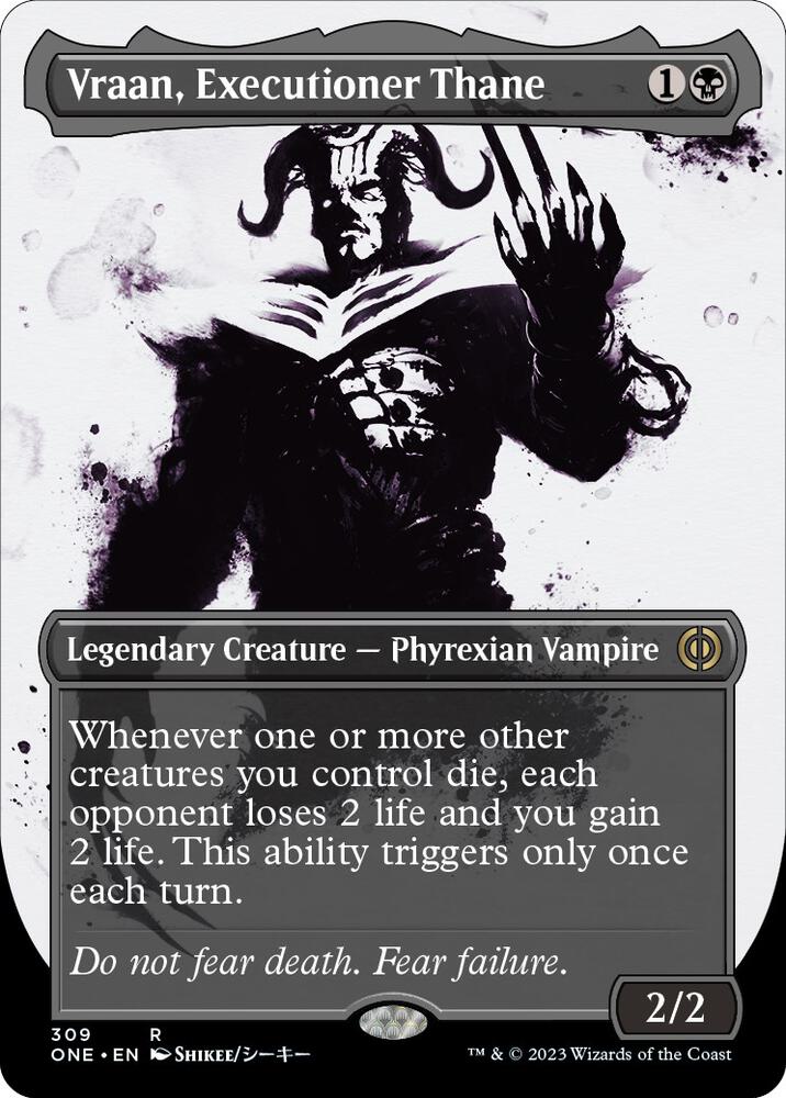 Vraan, Executioner Thane (Showcase) [Phyrexia: All Will Be One] 309