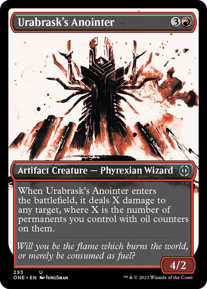 Urabrask's Anointer (Showcase) [Phyrexia: All Will Be One] 293