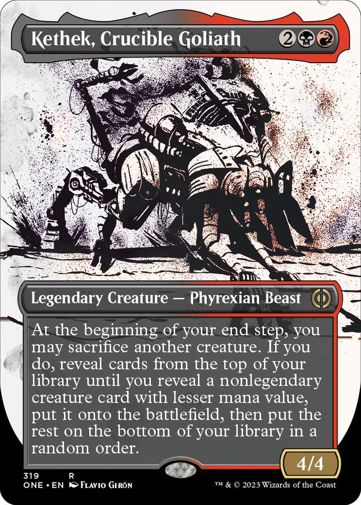 Kethek, Crucible Goliath (Showcase) [Phyrexia: All Will Be One] 319