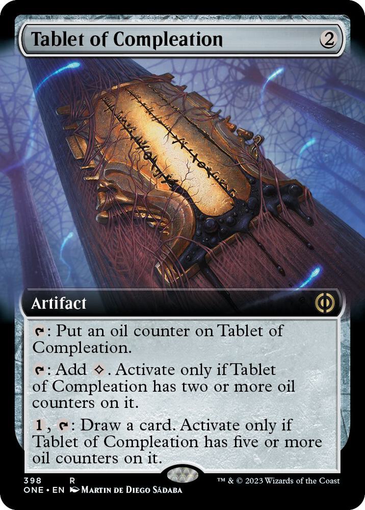Tablet of Compleation (Extended Art) [Phyrexia: All Will Be One] 398