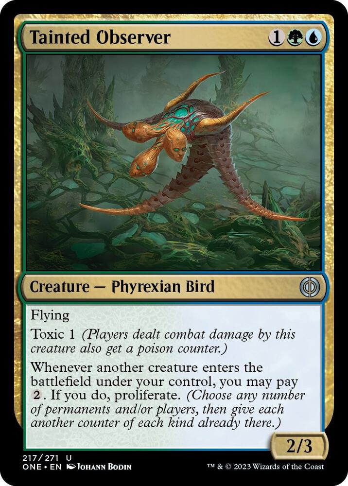Tainted Observer [Phyrexia: All Will Be One] 217