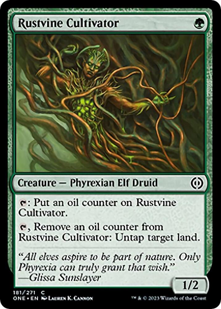 Rustvine Cultivator [Phyrexia: All Will Be One] 181