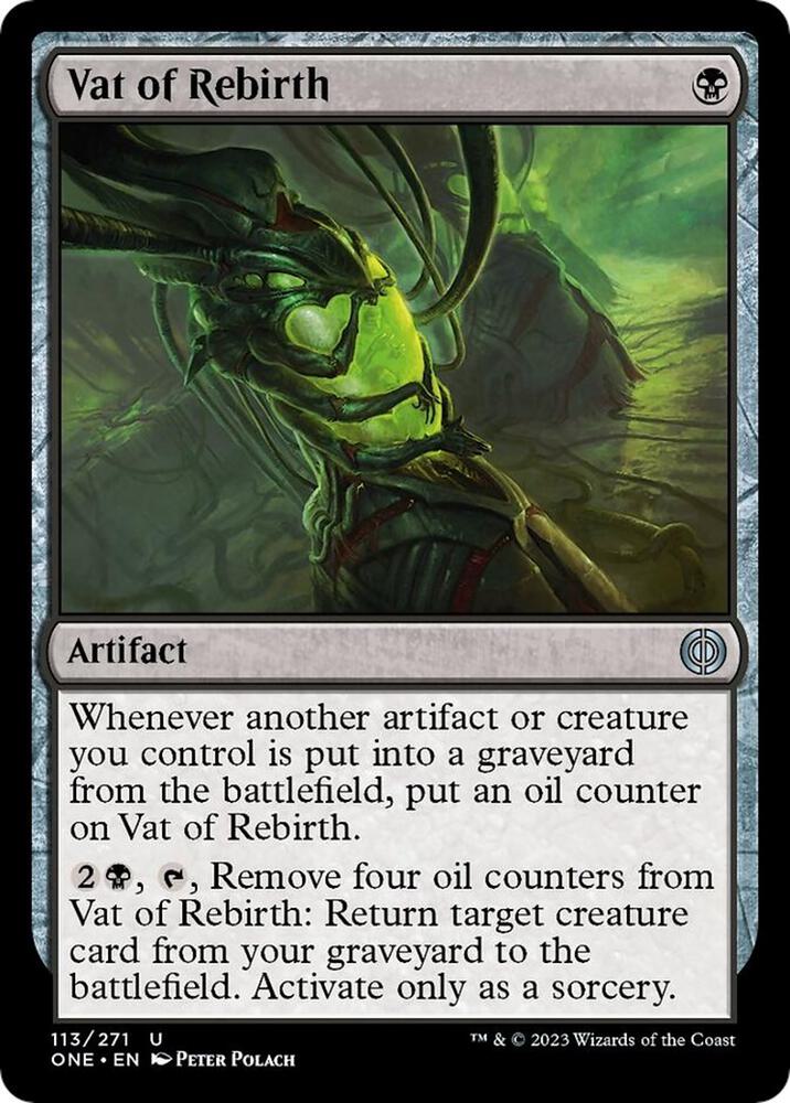 Vat of Rebirth [Phyrexia: All Will Be One] 113