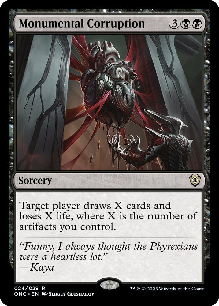 Monumental Corruption [Commander: Phyrexia: All Will Be One] 24