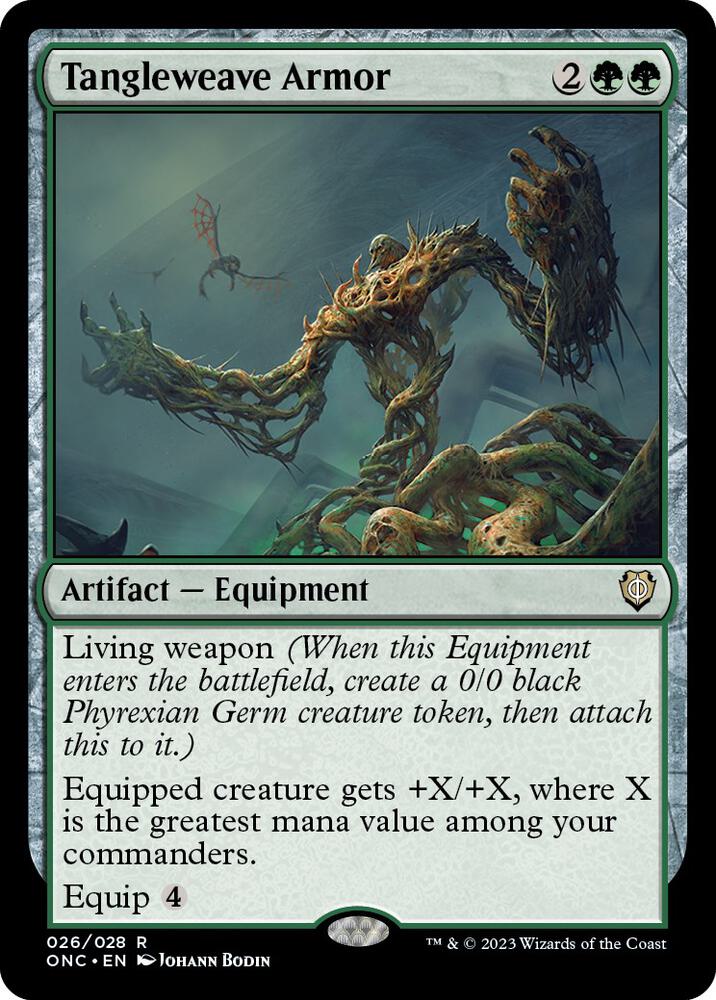 Tangleweave Armor [Commander: Phyrexia: All Will Be One] 26
