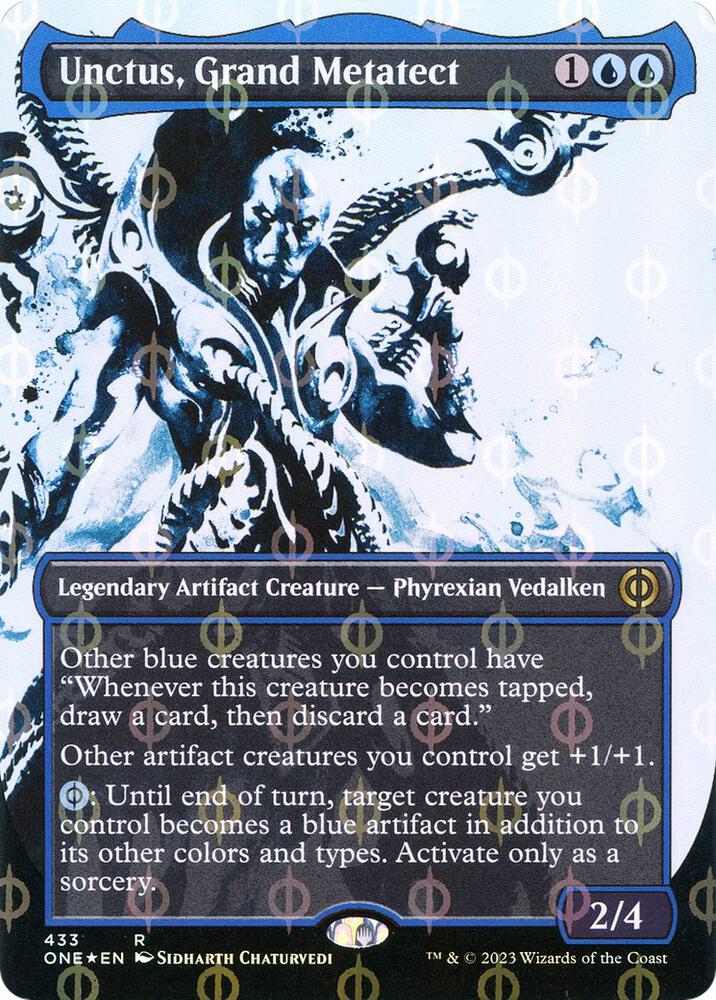 Unctus, Grand Metatect (Showcase) (Step-and-Compleat Foil) [Phyrexia: All Will Be One] 433