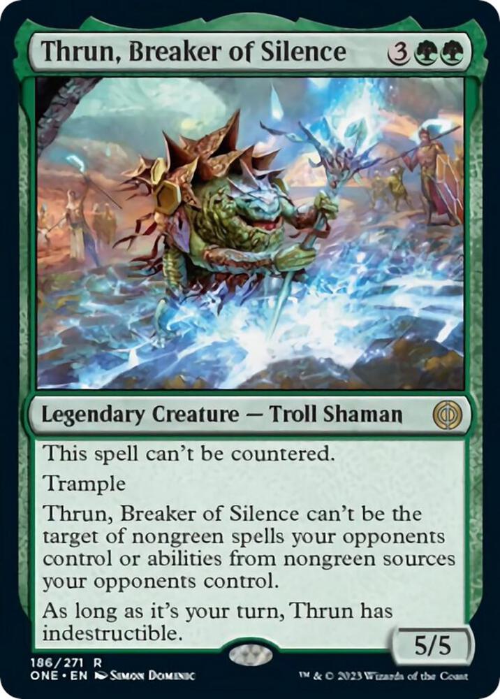 Thrun, Breaker of Silence [Phyrexia: All Will Be One] 186