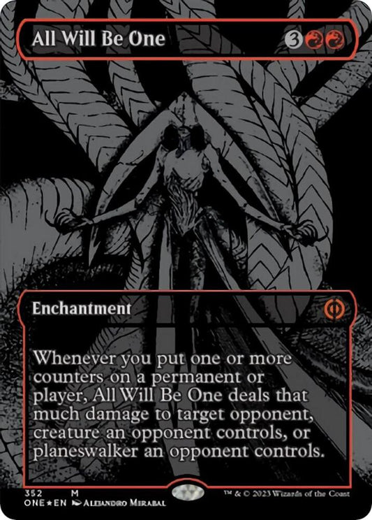 All Will Be One (Oil Slick Raised Foil) [Phyrexia: All Will Be One] 352