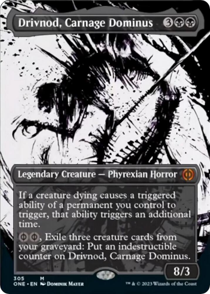 Drivnod, Carnage Dominus (Showcase) [Phyrexia: All Will Be One] 305
